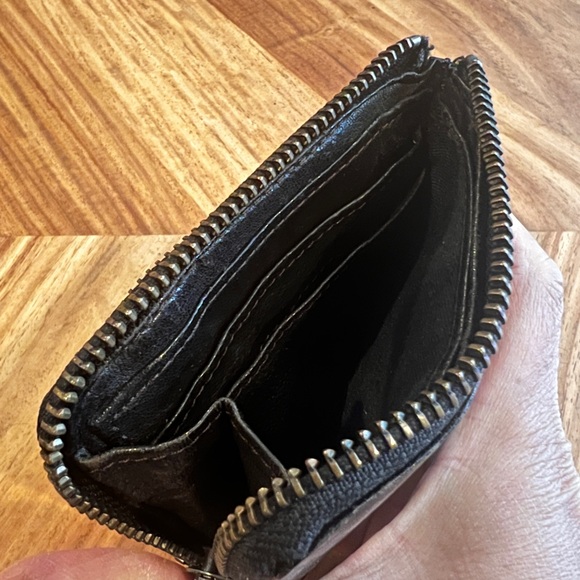 VINTAGE ALL SAINTS men’s LEATHER wallet - Picture 5 of 7